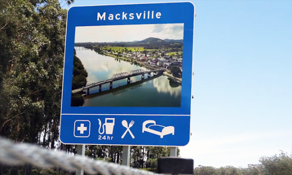 Macksville bypass signage