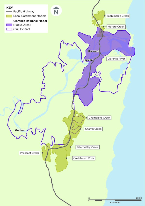 Clarence River regional model and local catchment models
